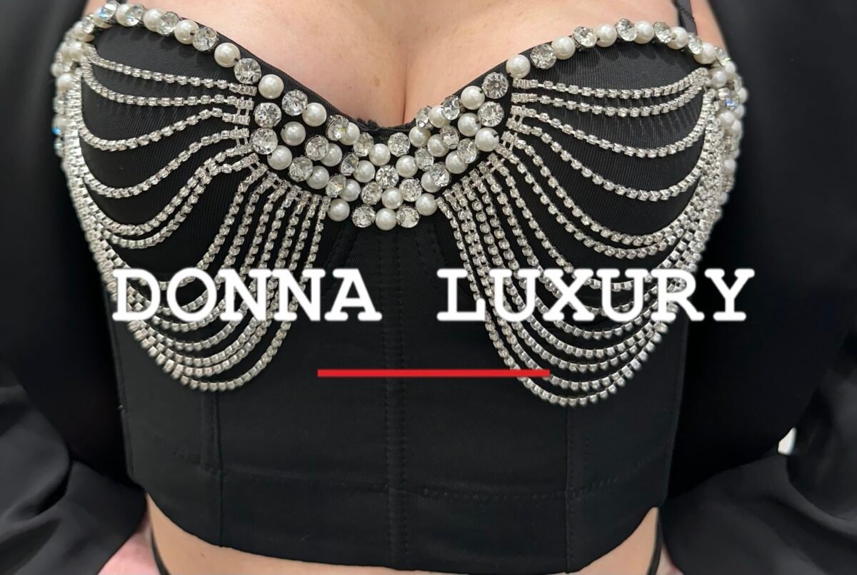 Corpetto strass