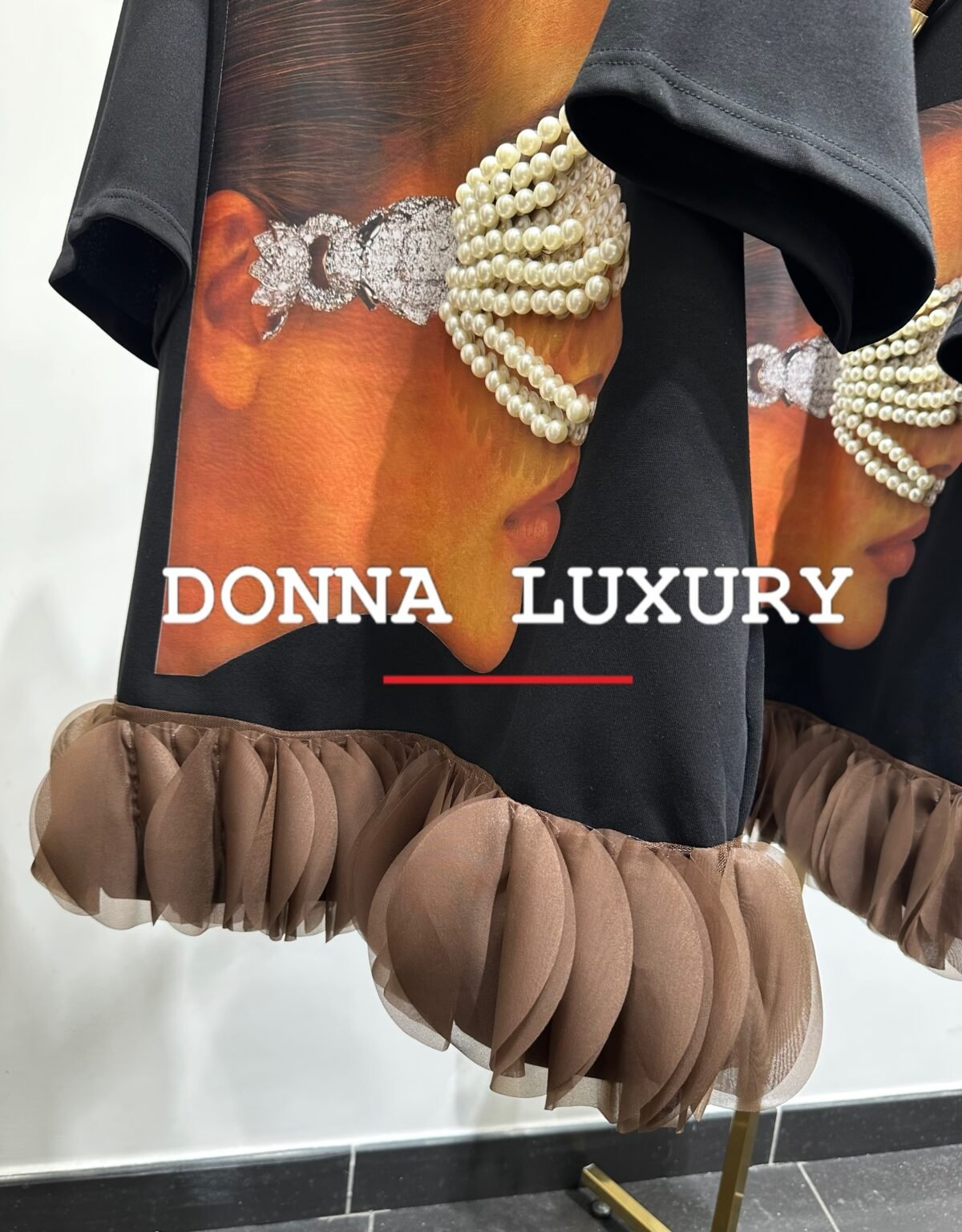 Maxi t-shirt / abito diva - immagine 3