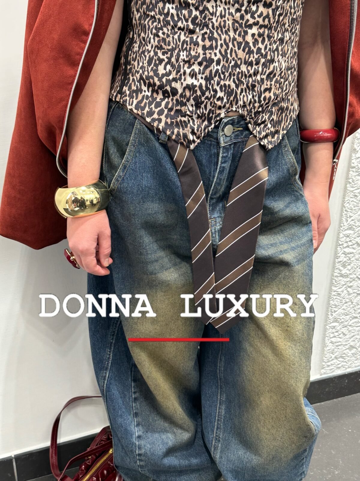 Denim cravatta - immagine 2