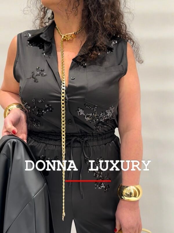 Tuta intera paillettes