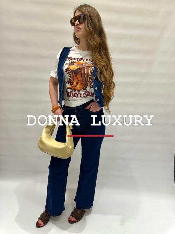 Coordinato denim blu